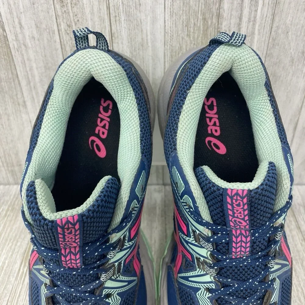 Women's Asics Gel Venture 8 Trail Running Sneaker Shoes Blue Pink - Size 9 - Picture 8 of 11